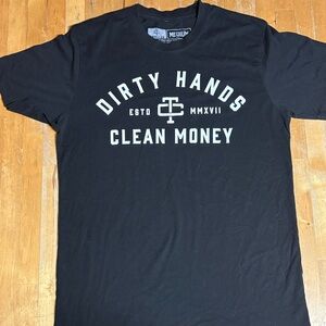Troll Co. Dirty Hands Clean Money Black T-Shirt